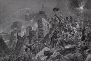 द डेविल्स ओन, 1812, 1908 द्वारा रिचर्ड केटन वुडविले जूनियर